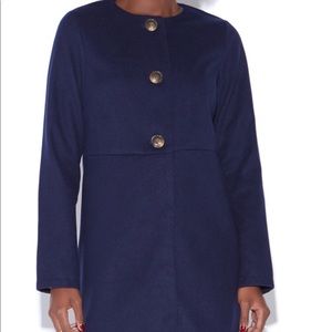 Dk. Indigo 3/4 Length Coat